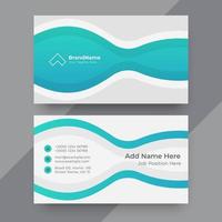 Modern business card design vector