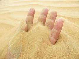 Waves of sand texture. Dunes of the desert. Desert dunes sunset landscape. photo