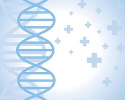 health background with dna vector