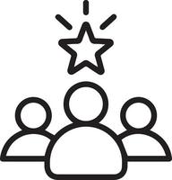 satisfaction rating vector icon. Rating icon. star satisfaction rating