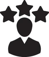 flat user experience icon. Customer experience vector icon. satisfaction rating vector icon.