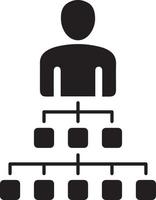 Organization Chart. Organizational structure. Simple organizational structure. organizational hierarchical scheme. Community icon. organization icon vector