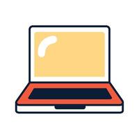 laptop computer portable vector