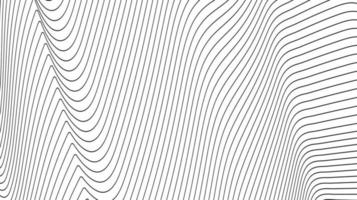 Curvy White Surfaces. Modern Abstract Background. Digital frequency track equalizer. Stylized line art background vector