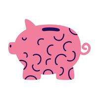 piggy savings money vector