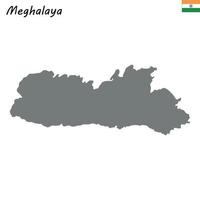 map of state of India vector