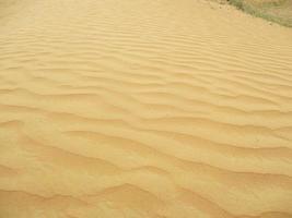 olas de textura de arena. dunas del desierto. paisaje de puesta de sol de dunas del desierto. foto