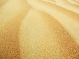 olas de textura de arena. dunas del desierto. paisaje de puesta de sol de dunas del desierto. foto