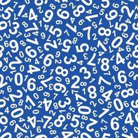 Abstract Background with Numbers. . Vector illustration