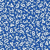 Abstract Background with Numbers. . Vector illustration