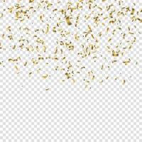 Goldenl Confetti vector illustration