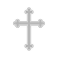 Christian Cross isolated on white background vector