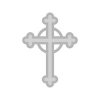 Christian Cross isolated on white background vector