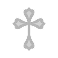 Christian Cross isolated on white background vector