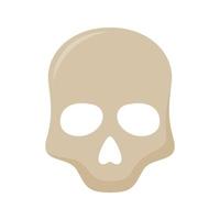 Skull isolated on white background vector