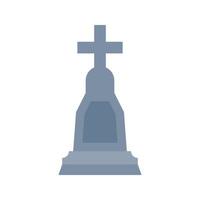Tombstone isolated on white background vector