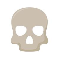 Skull isolated on white background vector