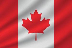 bandera nacional de canadá vector