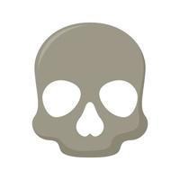 Skull isolated on white background vector