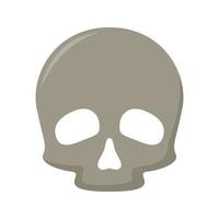 Skull isolated on white background vector