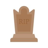 Tombstone isolated on white background vector