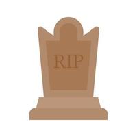 Tombstone isolated on white background vector