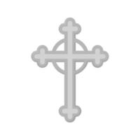 Christian Cross isolated on white background vector