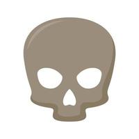 Skull isolated on white background vector