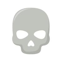 Skull isolated on white background vector