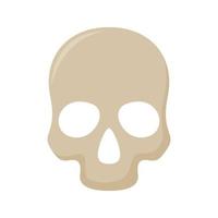 Skull isolated on white background vector