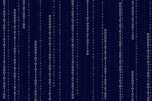 streaming binary code background vector