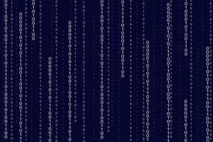 streaming binary code background vector