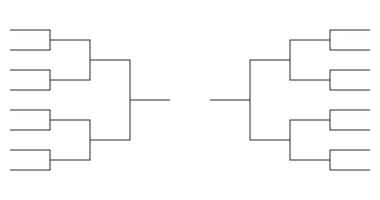 Tournament bracket templates . Vector illustration