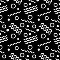 memphis seamless pattern design art background design vector