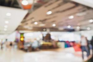 shopping mall blurred abstract background photo