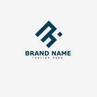 MH Logo Design Template Vector Graphic Branding Element.