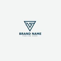 VT Logo Design Template Vector Graphic Branding Element.