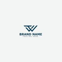 WT Logo Design Template Vector Graphic Branding Element.