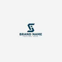 SJ Logo Design Template Vector Graphic Branding Element.