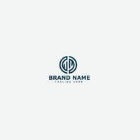 WM Logo Design Template Vector Graphic Branding Element.
