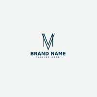 MV Logo Design Template Vector Graphic Branding Element.