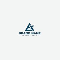 EX Logo Design Template Vector Graphic Branding Element.