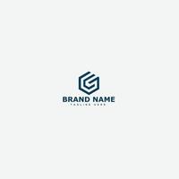 CG Logo Design Template Vector Graphic Branding Element.