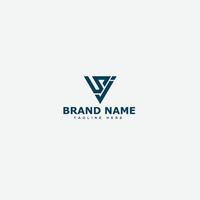 SJ Logo Design Template Vector Graphic Branding Element.