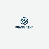 CV Logo Design Template Vector Graphic Branding Element.