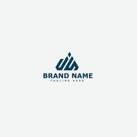 JS Logo Design Template Vector Graphic Branding Element.