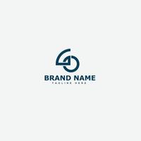 GO Logo Design Template Vector Graphic Branding Element.