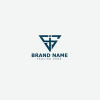 JS Logo Design Template Vector Graphic Branding Element.