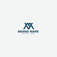 MV Logo Design Template Vector Graphic Branding Element.
