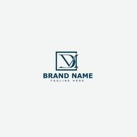 DM Logo Design Template Vector Graphic Branding Element.